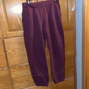 Maroon Sweat Pants